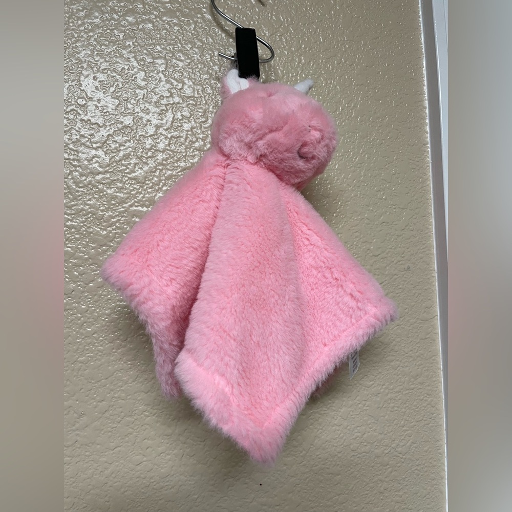 Parent's Choice Super Soft Pink Unicorn Lovey Plush Security Blanket
